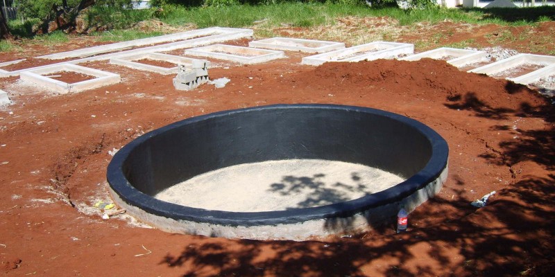 Impermeabilização de tanque.