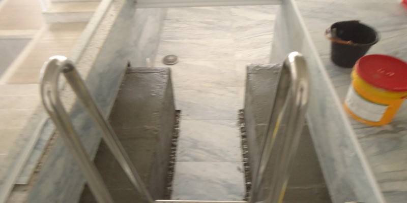 Impermeabilização de piscina.