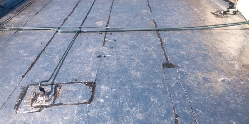 Impermeabilização e isolamento térmico para laje.