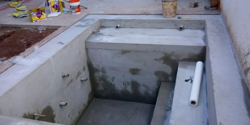impermeabilização de piscina,  aterradas e elevas.