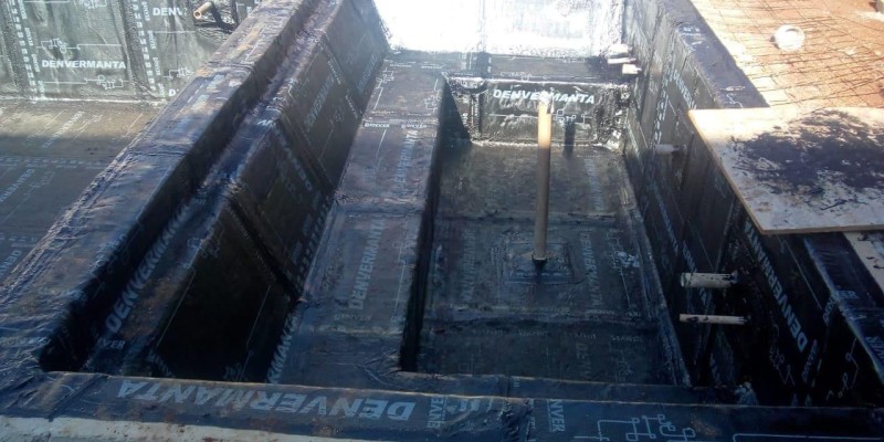 Impermeabilização de piscina e reservatório, com manta asfáltica 3 e 4mm