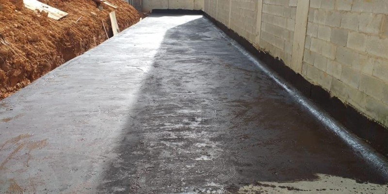Impermeabilização de laje com manta asfáltica 3 e 4mm.