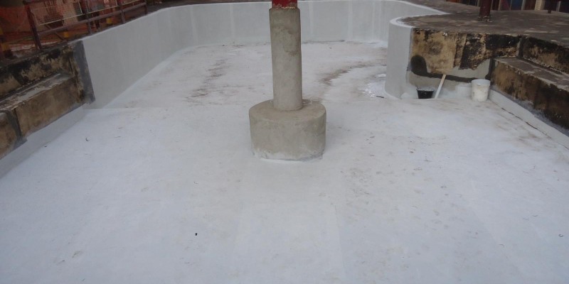 impermeabilização de piscina e chafariz. 