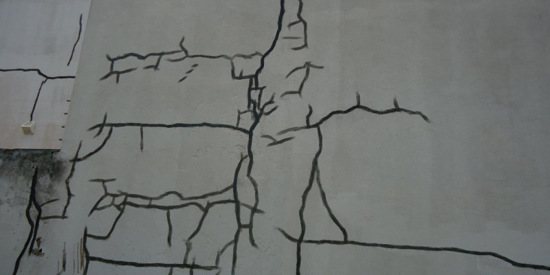 Impermeabilização e pintura de parede.