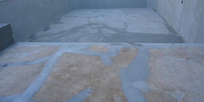 Impermeabilização de Piscina com argamassa polimérica e cristalização.