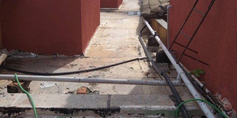 Impermeabilização de Calhas de concreto.