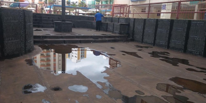 Impermeabilização de piscinas.