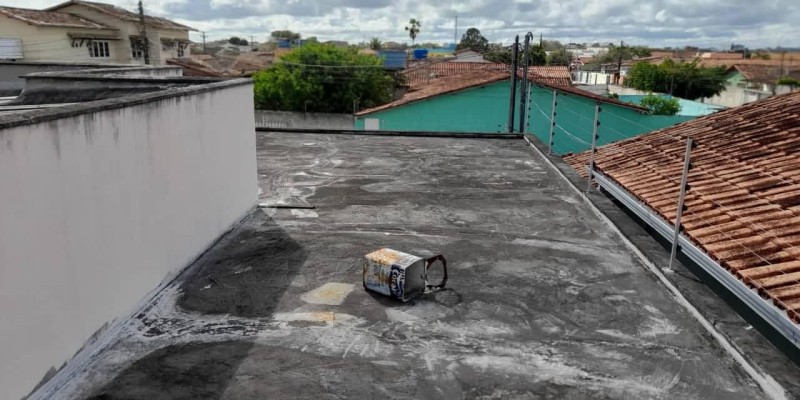 Impermeabilização de lajes expostas.