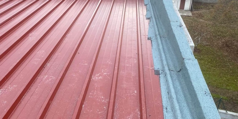 Impermeabilização de telhados e coberturas.