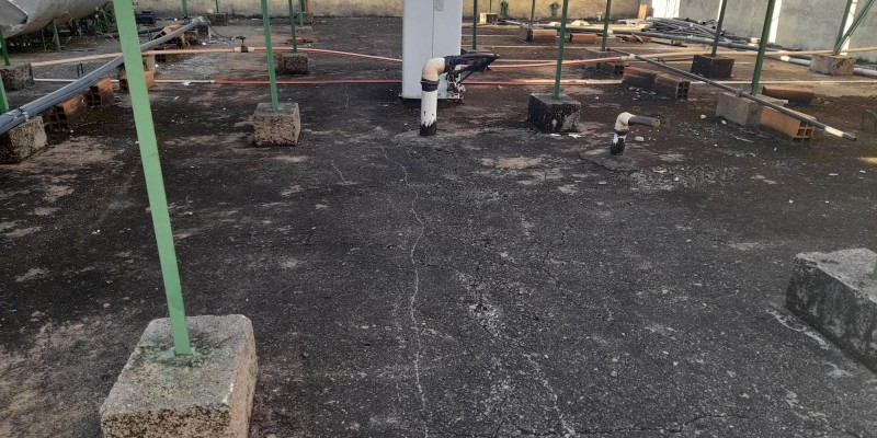 Impermeabilização de lajes, telhados e coberturas expostas.