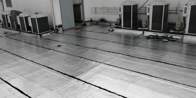 Impermeabilização de laje exposta, com manta asfáltica aluminizada 3 e 4mm