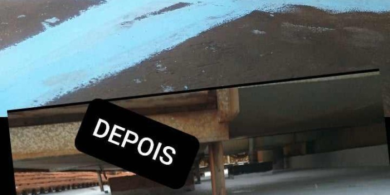 Impermeabilização e isolamento térmico em lajes expostas.