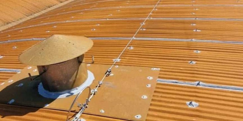 Impermeabilização de telhados e coberturas.