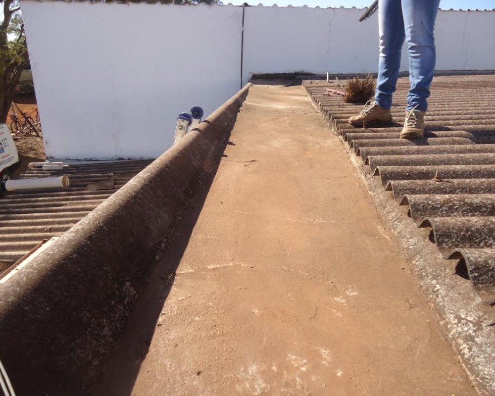 Imagem 15 da galeria Impermeabilização de Calha, toda calha de concreto é preciso impermeabilizar, elas trincam e dilatam, cuide para não oxidar a ferragem da mesma.