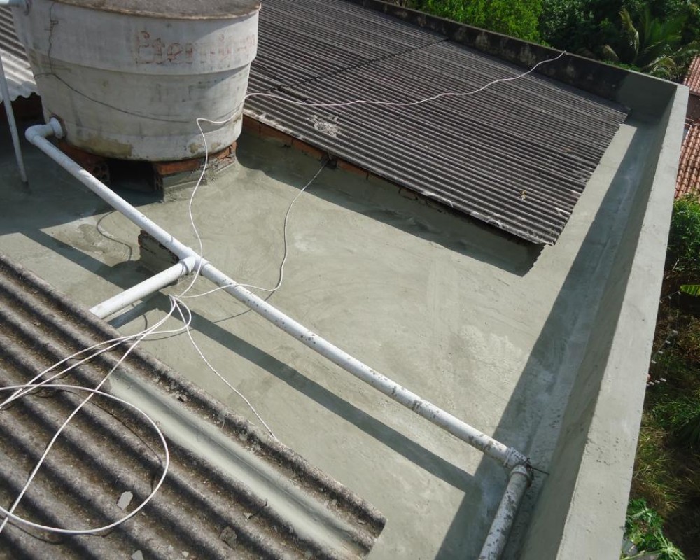 Imagem 9 da galeria Impermeabilização de Calhas. as calhas de concretos precisam de manutenção no minimo uma vez ao o ano.