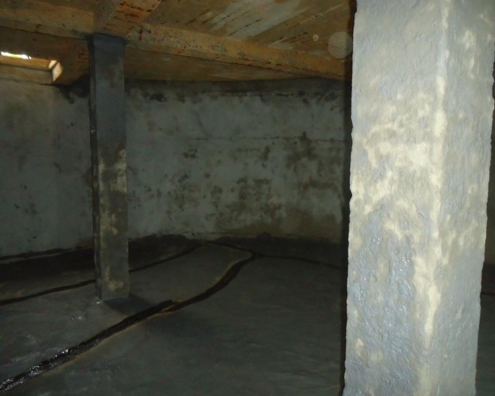 Imagem 24 da galeria impermeabilização de caixa d'água e reservatório. remoção de manta, limpeza, preparo para uma nova impermeabilização, bem difícil.