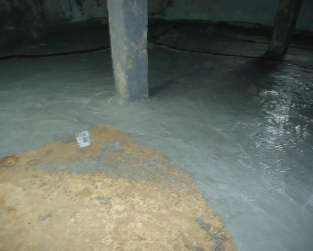 Imagem 21 da galeria impermeabilização de caixa d'água e reservatório. remoção de manta, limpeza, preparo para uma nova impermeabilização, bem difícil.