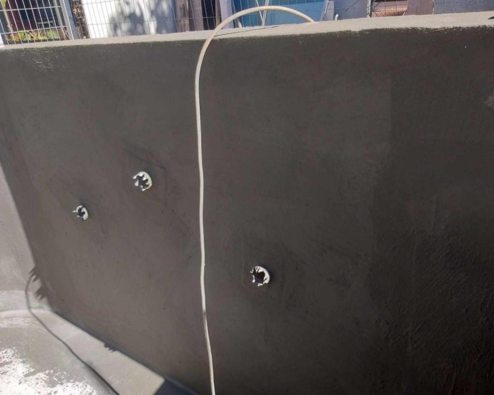 Imagem 19 da galeria Impermeabilização de piscina com argamassa polimérica e Bidim.