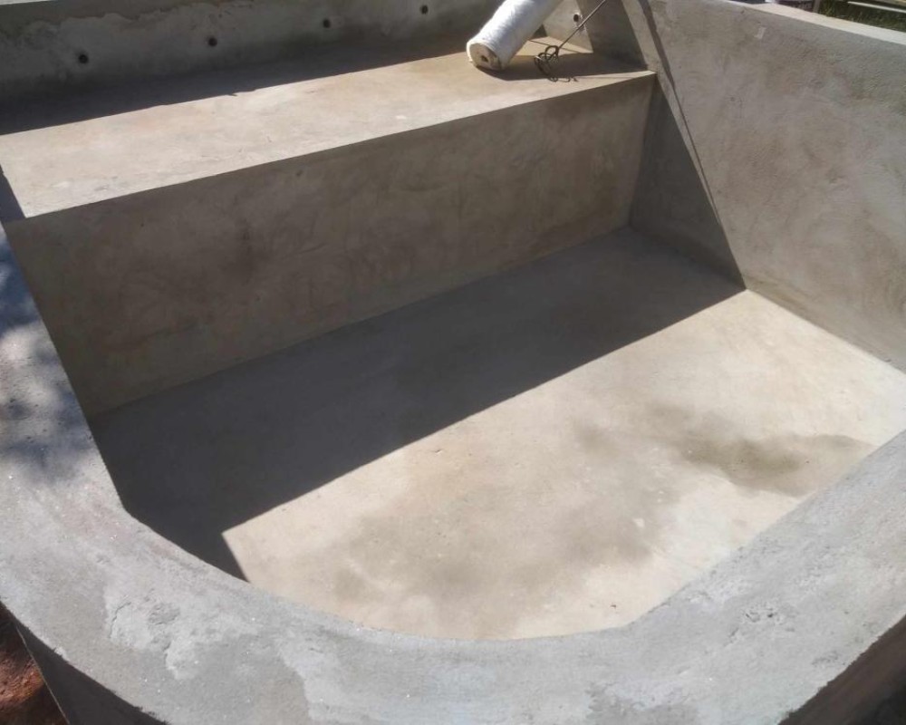 Imagem 17 da galeria Impermeabilização de piscina com argamassa polimérica e Bidim.