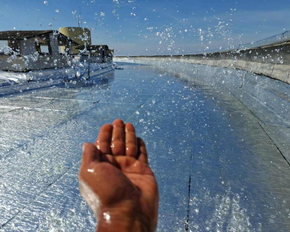 Imagem 9 da galeria Impermeabilização de laje exposta com manta asfáltica aluminada.