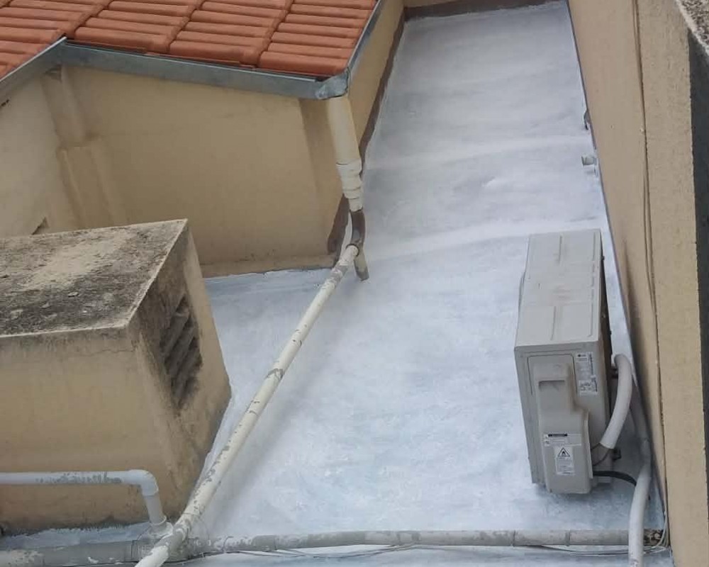Imagem 24 da galeria Impermeabilização de laje exposta, com borracha liquida térmica