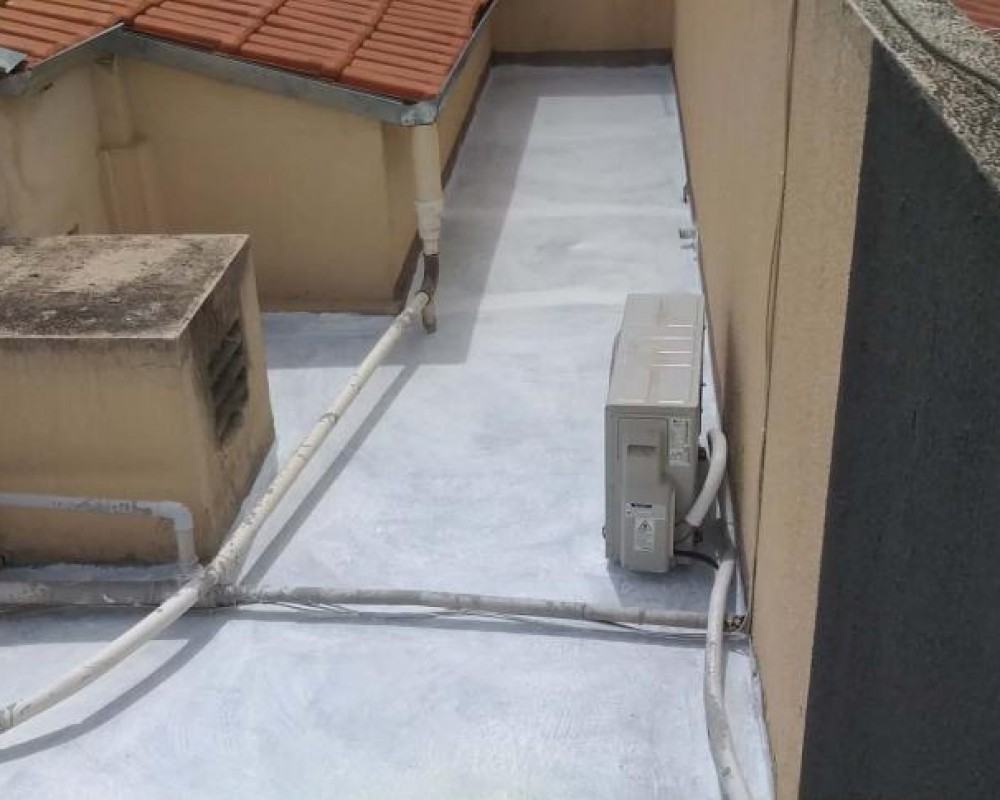 Imagem 41 da galeria Impermeabilização de laje exposta, com borracha liquida térmica