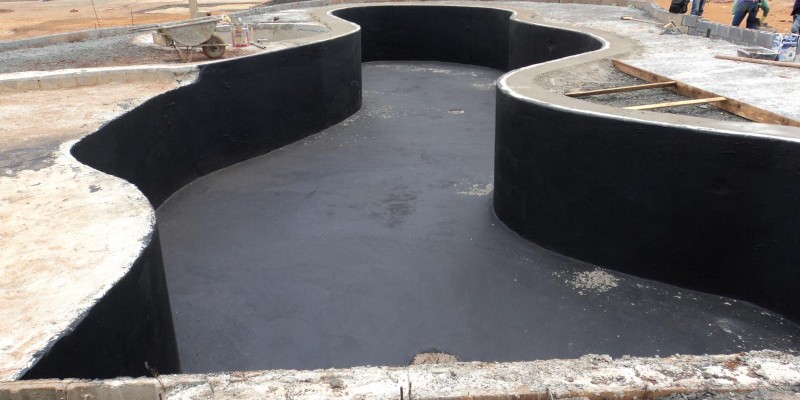 Impermeabilização de Piscina, com Manta Liquida Estruturada. Impermeabilização de Piscina, com Manta Liquida Estruturada.