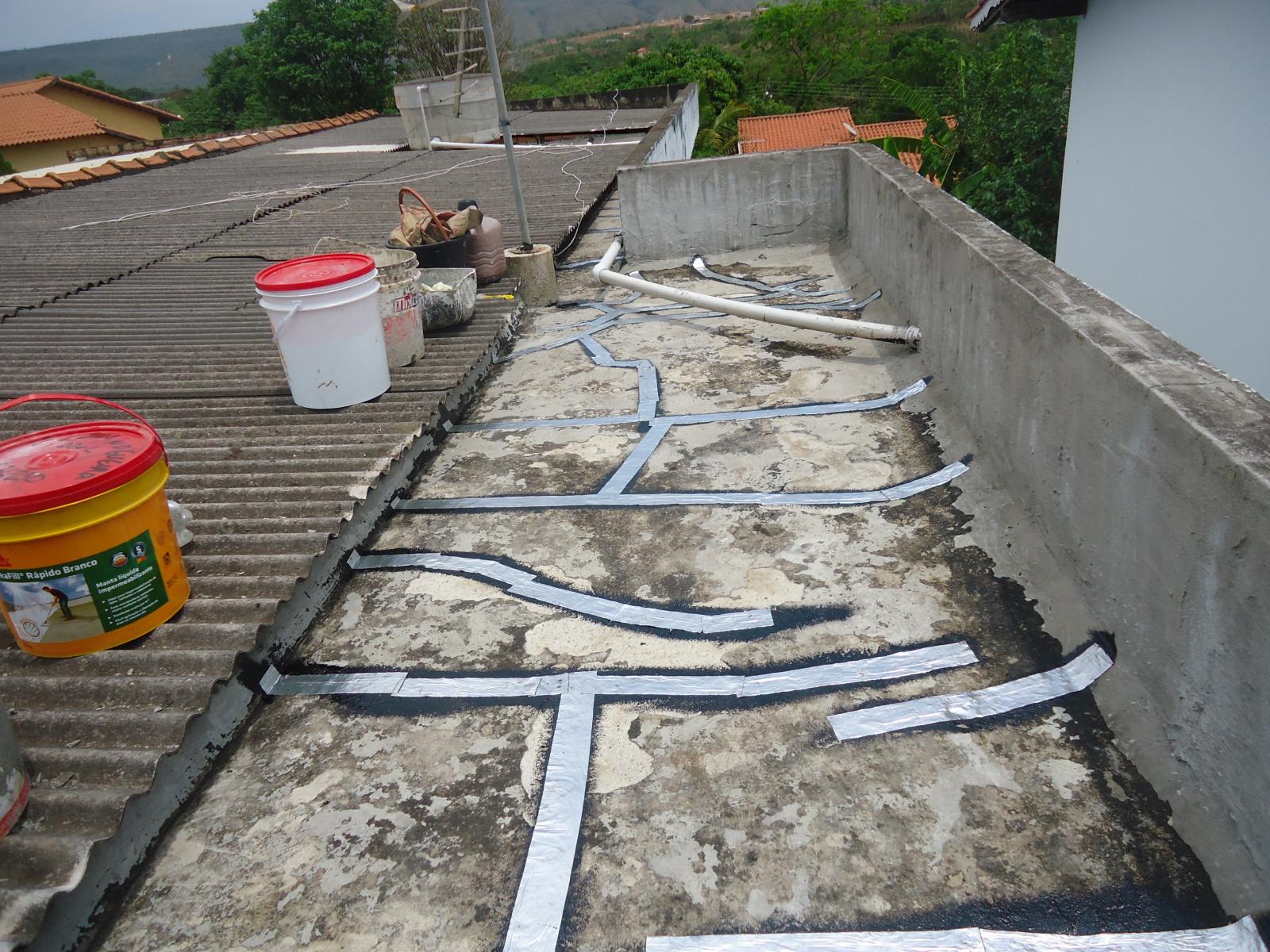 Impermeabilização de Calha.