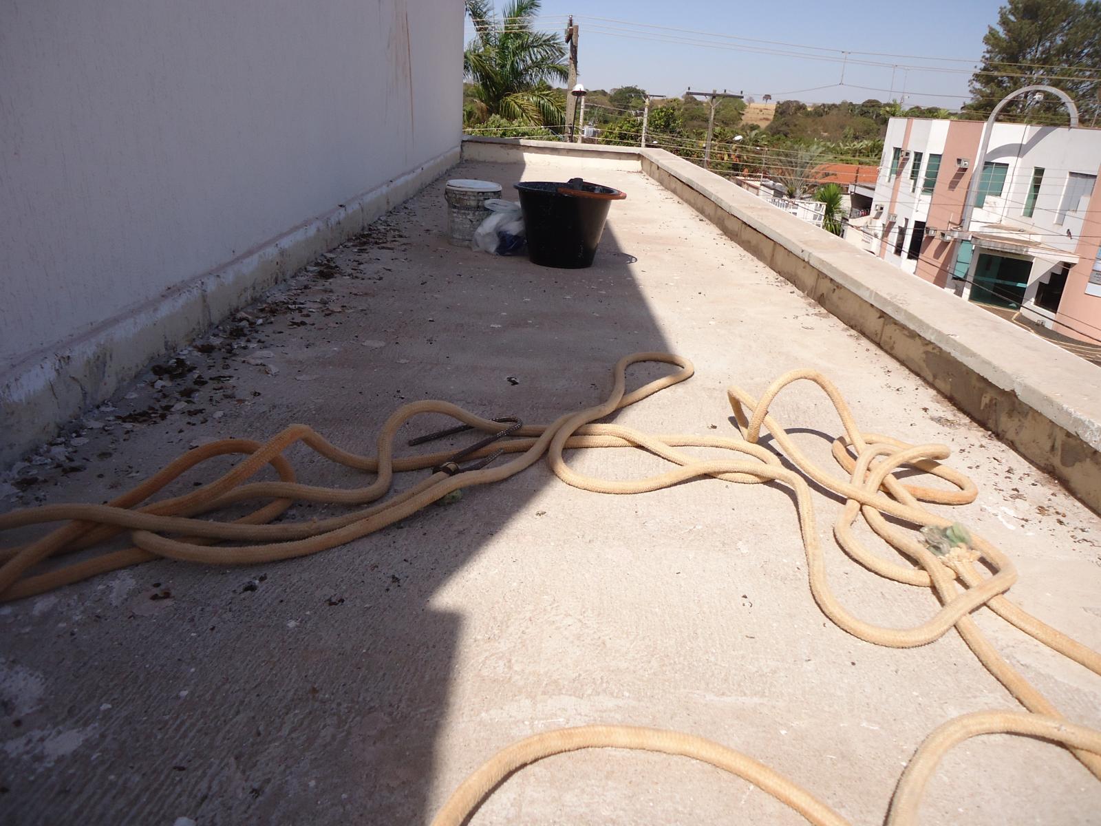 Impermeabilização de laje.