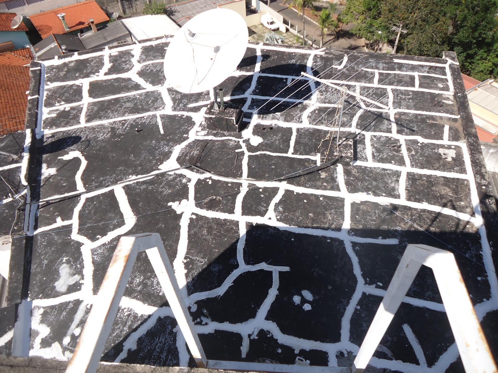 Impermeabilização de laje.