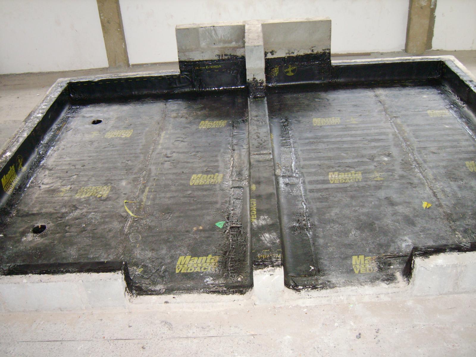 Impermeabilização de laje.