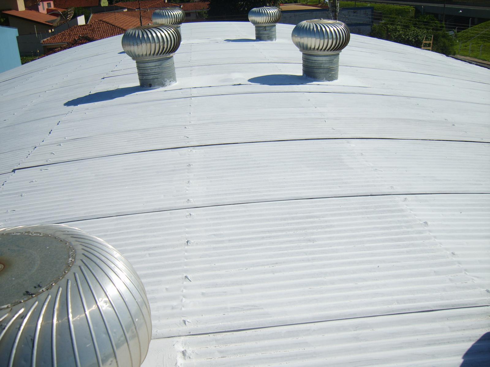 isolamento térmico de telhado.