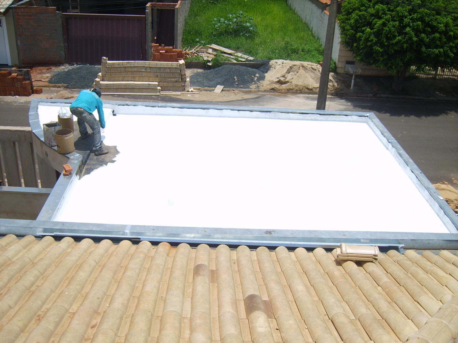 isolamento térmico de telhado.