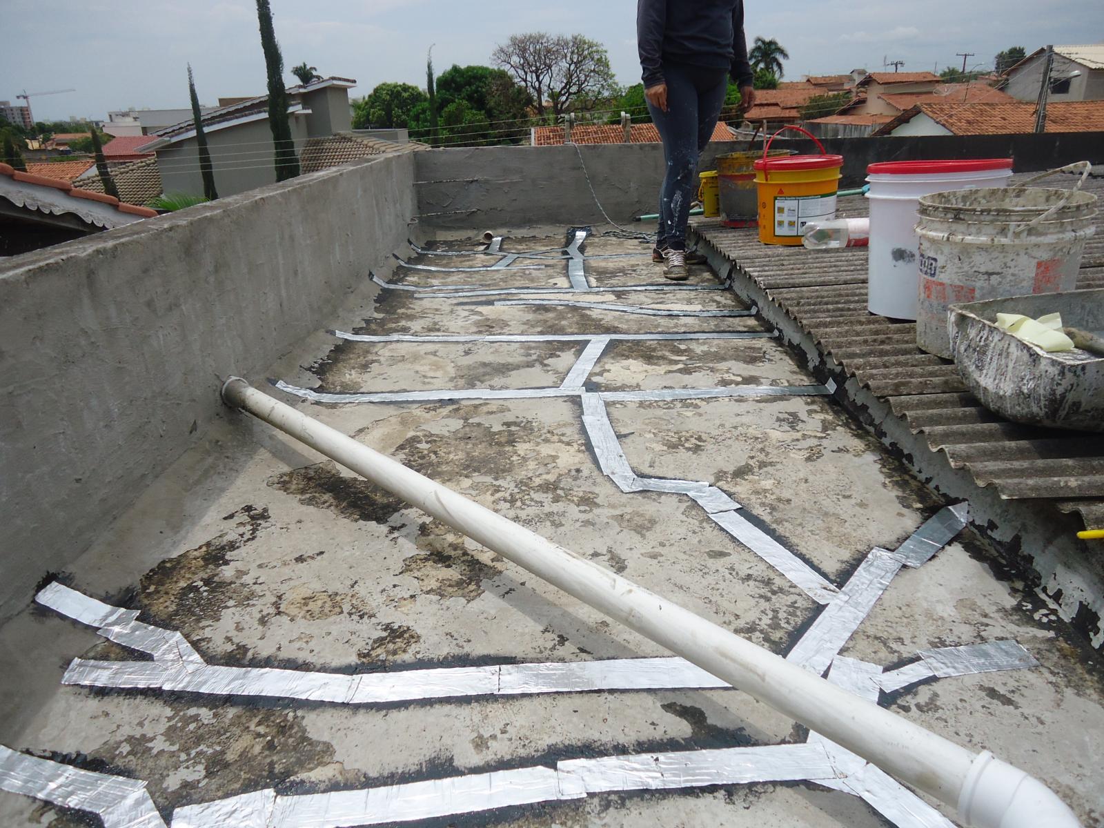 Impermeabilização de Calha.