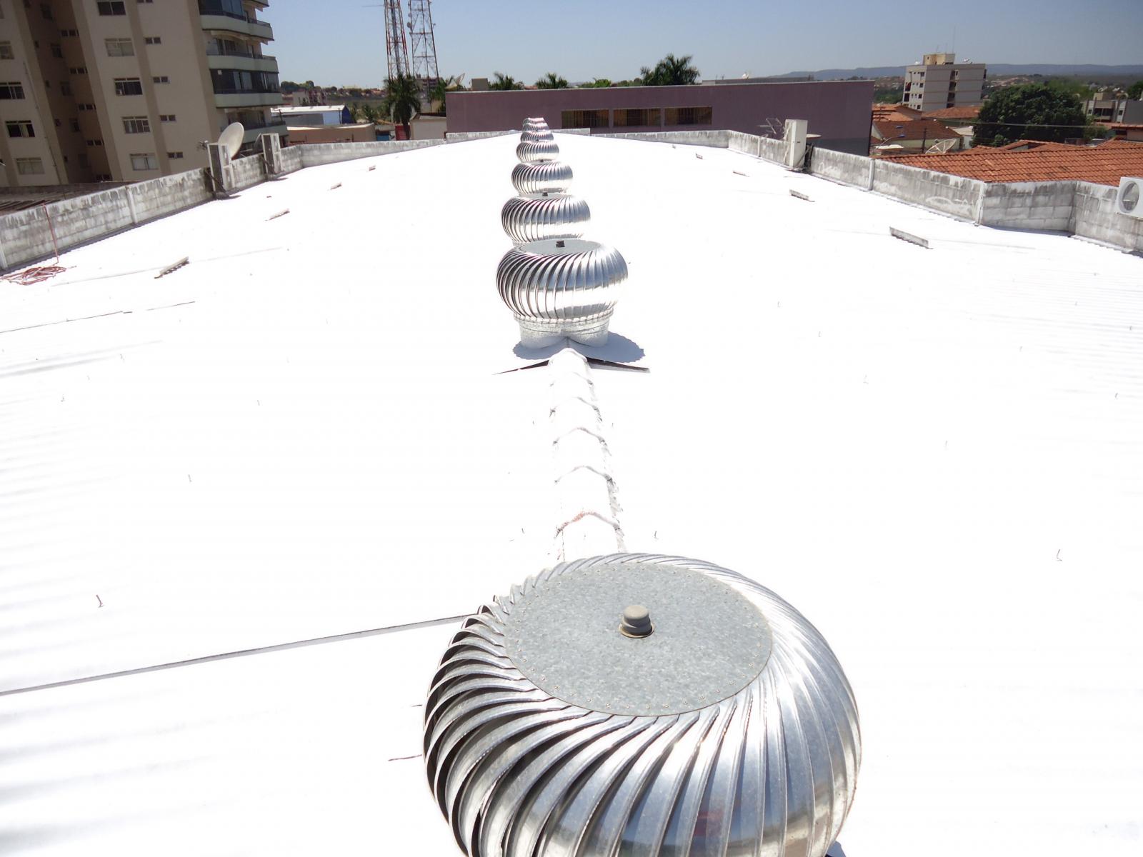 isolamento térmico de telhado.