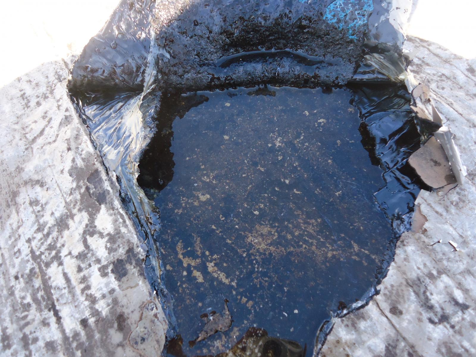 Impermeabilização e remoção de manta em laje exposta.