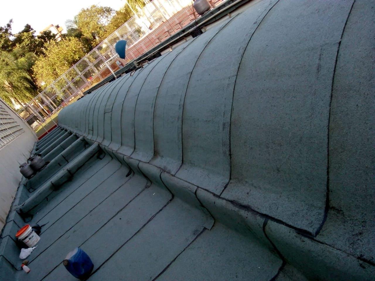 Impermeabilização de laje.