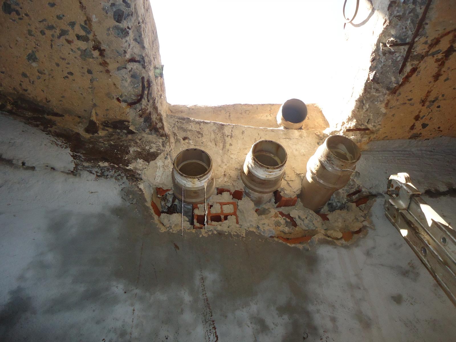 tratamento de ralos e condutores.