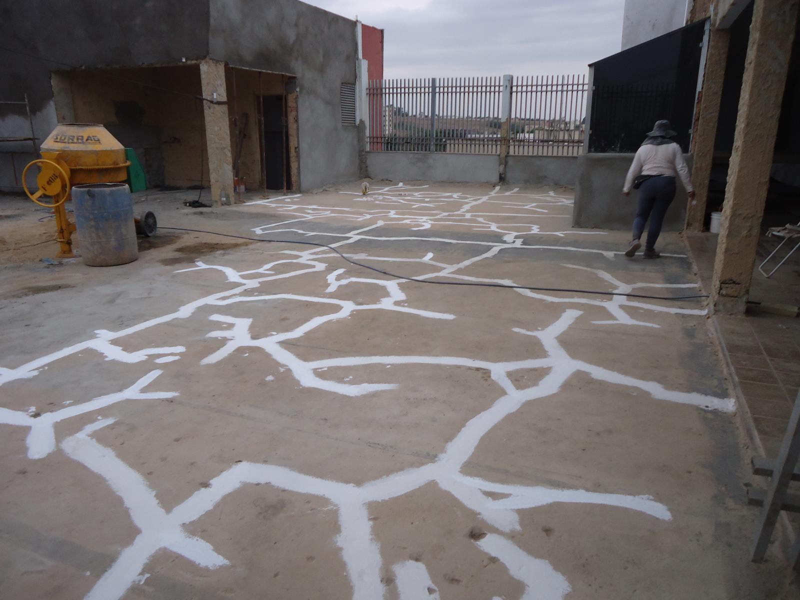 impermeabilização e tratamento de umidade em laje exposta.