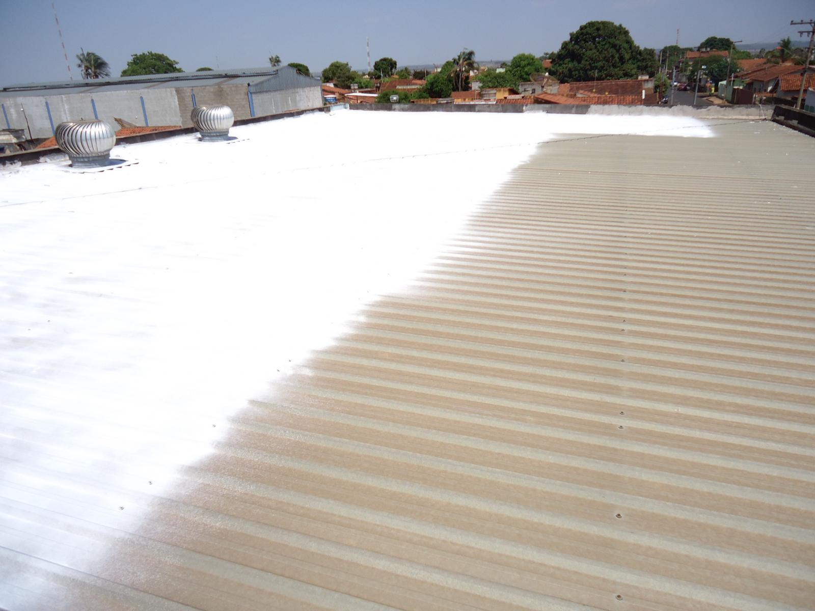 isolamento térmico e impermeabilização para  telhado.
