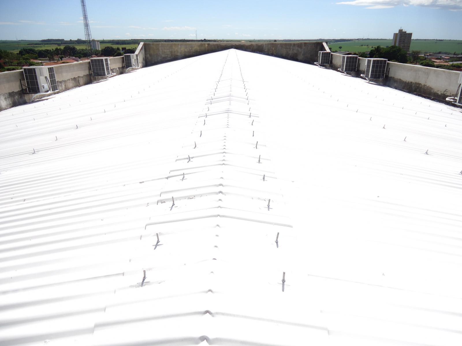 isolamento térmico e impermeabilização para  telhados.