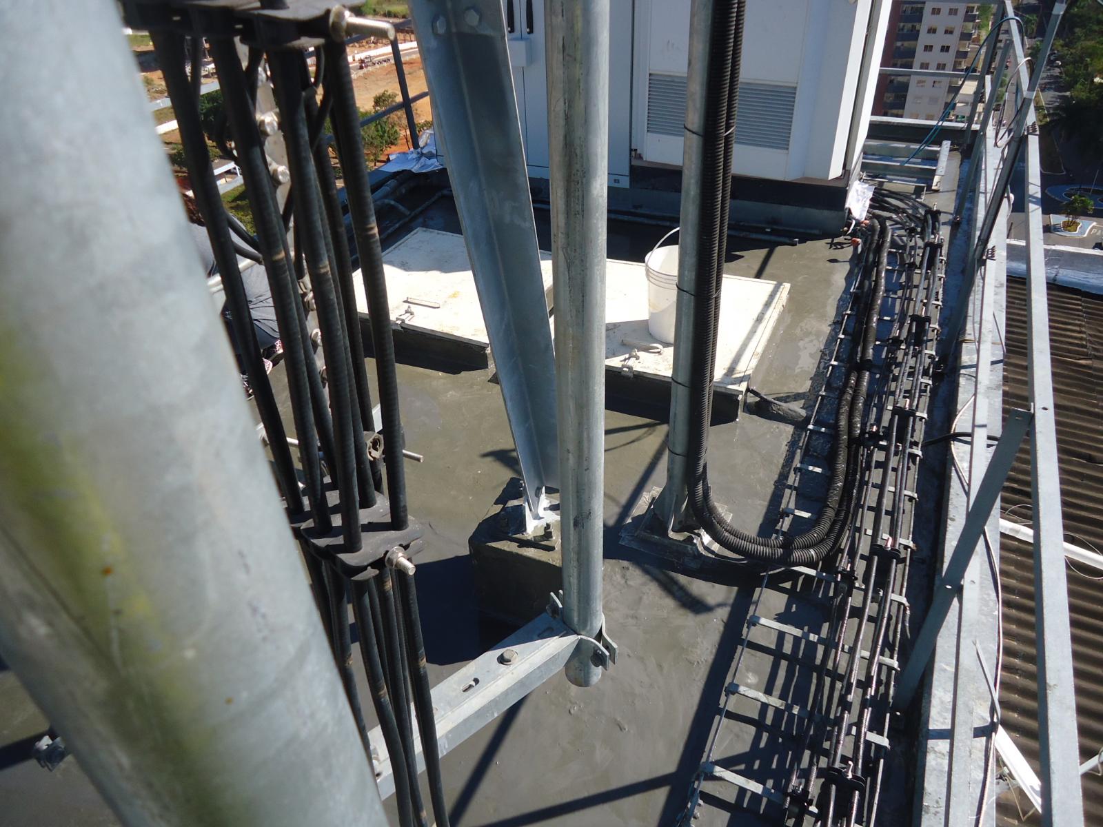 Impermeabilização de laje exposta.