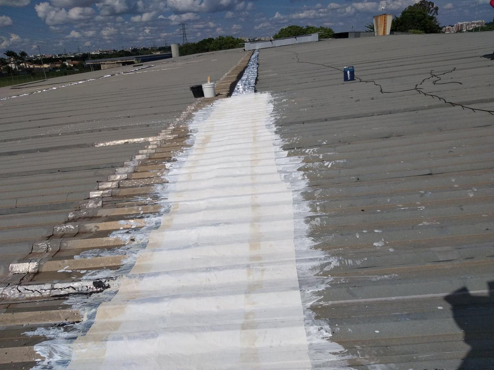 Impermeabilização de telhados Galvanizados, Industriais e Comerciais.