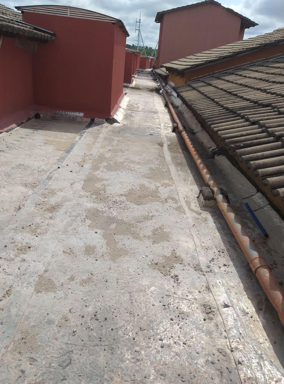 Impermeabilização de Calhas de Concreto.