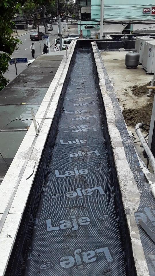 Impermeabilização de Calhas e Lajes.