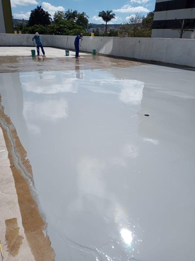 Impermeabilização de Lajes, Telhados e Coberturas, com garantia 5 á 10 anos.