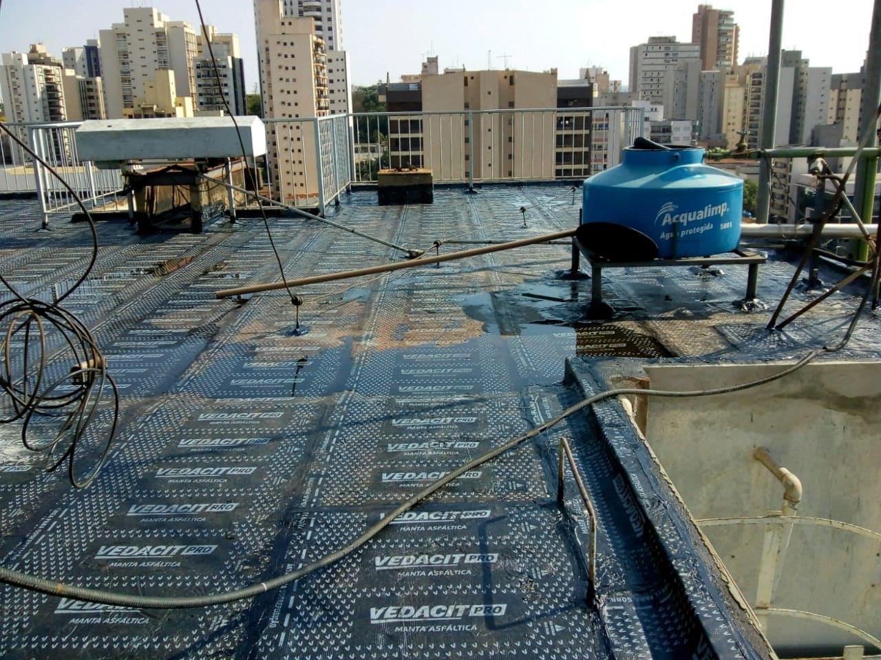 Impermeabilização de Lajes, Telhados e Coberturas Expostas.