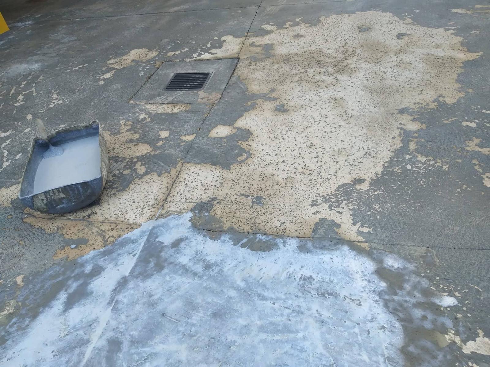 Impermeabilização de lajes e pisos.