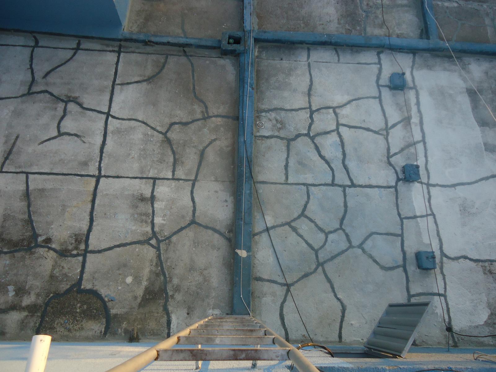 Tratamento de trincas e dilatações.