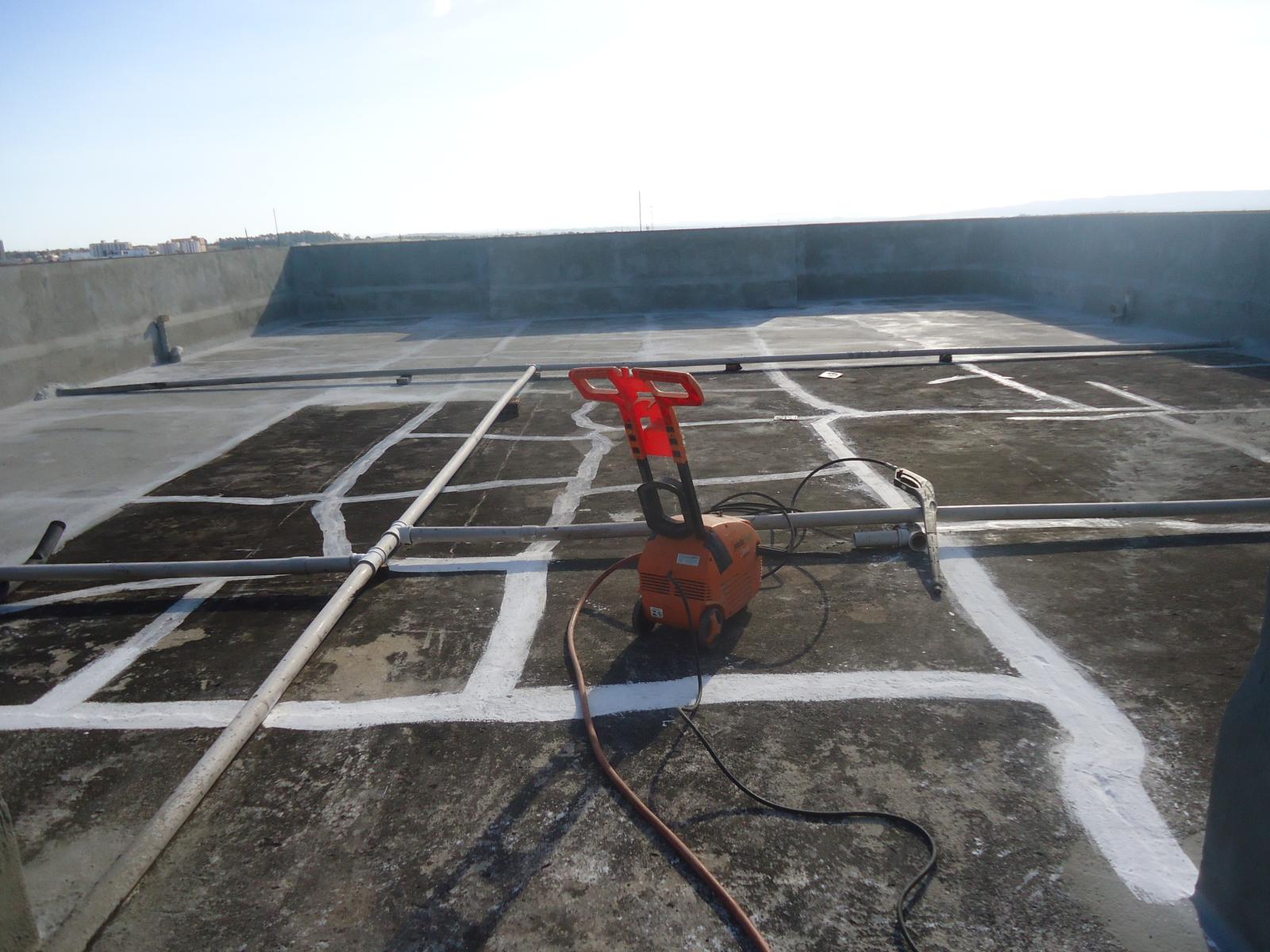 Impermeabilização de lajes, e coberturas expostas.